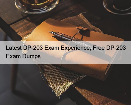 Latest DP-203 Exam Experience, Free DP-203 Exam Dumps