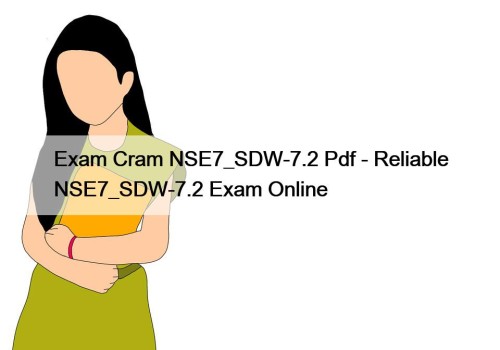 Exam Cram NSE7_SDW-7.2 Pdf - Reliable NSE7_SDW-7.2 Exam Online